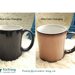 Color Changing Glazed Ceramic mugs