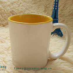 Inside Color Glazed Ceramic Mugs