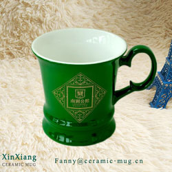 Green Colored Ceramic Mugs