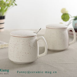 New Stars glazed Ceramic Mugs With Cover