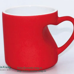 Special-shaped Color Glazed Ceramic Mugs