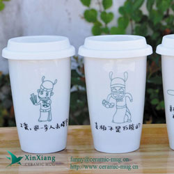 Villain Ceramic Mugs With Silicone Cover