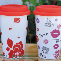 Valentine's Day Eco cups With Silicone Cover