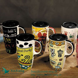 Super High Color Glazed Ceramic Mugs OEM