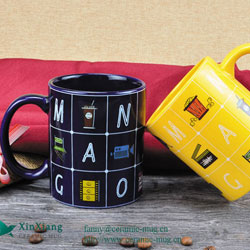 Color Glazed Ceramic Mugs 11oz