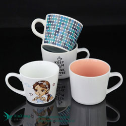 Soup Cup Color Glazed Ceramic Mugs