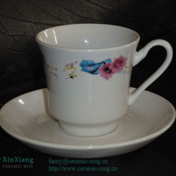 Ceramic tea mug & Saucer 220CC