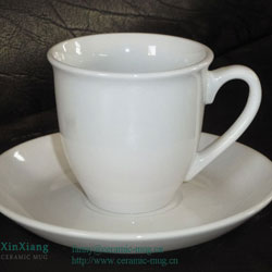 240CC Ceramic Cup & Saucer