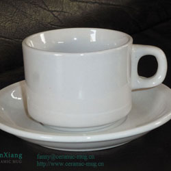 220CC Ceramic Cup & Saucer