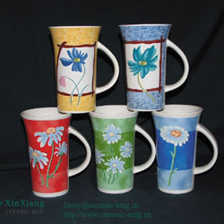 Super High Color Glazed Ceramic Mugs 3