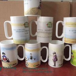B&R High Decal Printing Ceramic Mugs