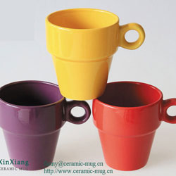 V Shape Valentine Ceramic Cups