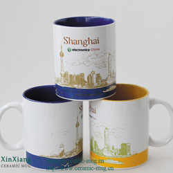Decal Printing Ceramic Coffee Mugs