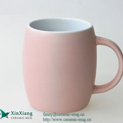 Pink Matt Ceramic Stoneware Mugs