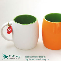 Green Ceramic Stoneware Mugs