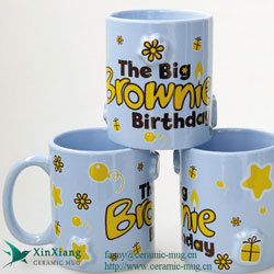 Relief Glazed Ceramic mugs 11oz