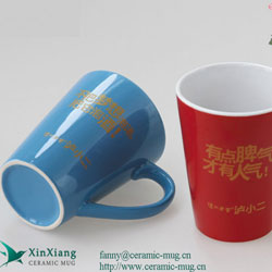 Glazed Ceramic Coffee Mugs with Printing