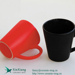 V Shape Ceramic Coffee Mugs