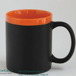 Black Chalk Ceramic Coffee Mugs