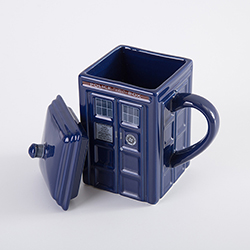Creative Of British Police Box Ceramic Coffee Mug Cup