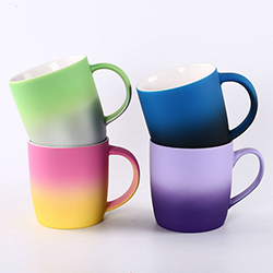Ceramic gradient color cup, Coffee Mug Ceramic, wholesale tea cups