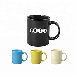 White mugs wholesale printed any colors for coffee 