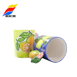 Various Widely Used Color Coated Fda Standard Printing Lovely Ceramic Cup 