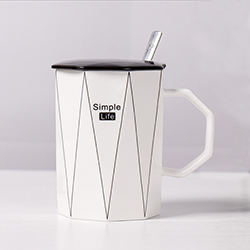 Diamond ceramic cup coffee mug porcelain drinkware 