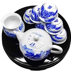 Pure Handmade Landscape Ceramic Teaware 8 Sets in Jingdezhen tea set ceramic
