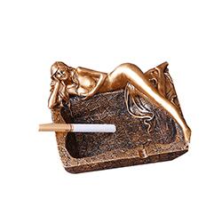 Ywbeyond Creative Smoking Resin Beauty Ashtray Home Decor European Style Ashtray Ornaments Best Gifts for Friends