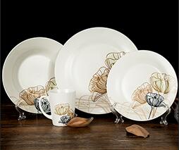 dinner set with popular design,cheap stock good quality 20pcs luxury dinner set