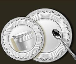 plates porcelain different shapes white design wwp130029 