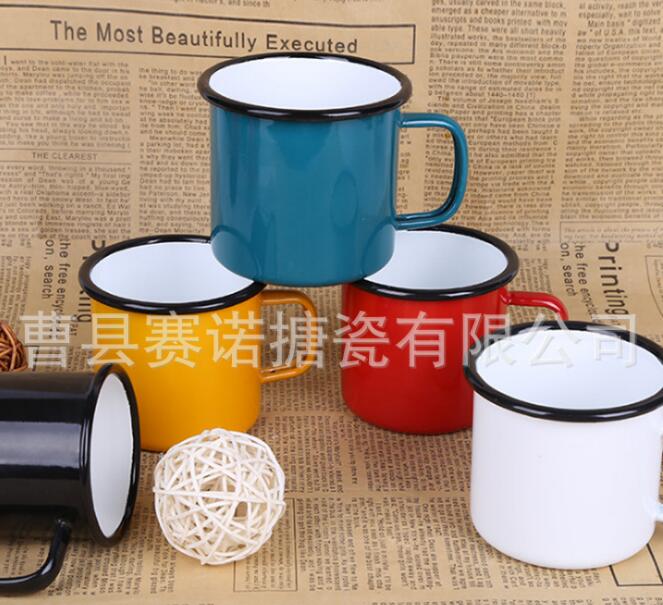 Thickened export enamel cup coffee cup