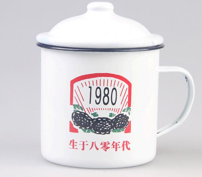 Enamel teapot advertising cup gift cup