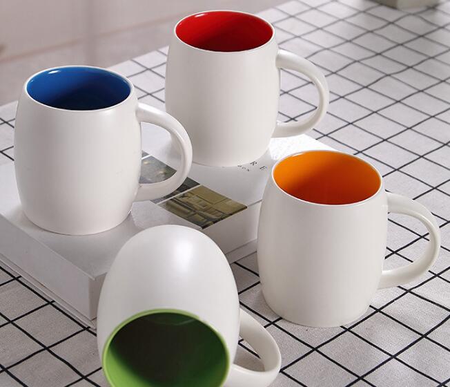 China style ceramic cup gift ceramic cup simple color glaze ceramic mug