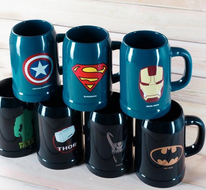 Marvel 70 years foreign trade original single Mug creative beer cup