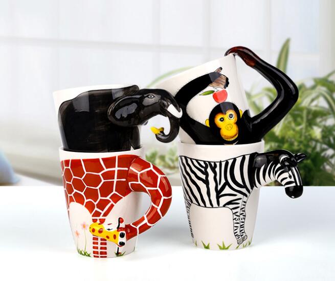 Cartoon creative Mug animal shape cup