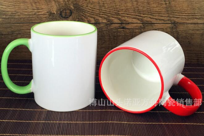 Ceramic cup custom coating advertising promotion gift cup