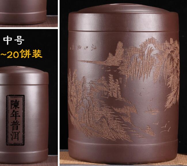 Yixing purple sand tea pot size number purple clay