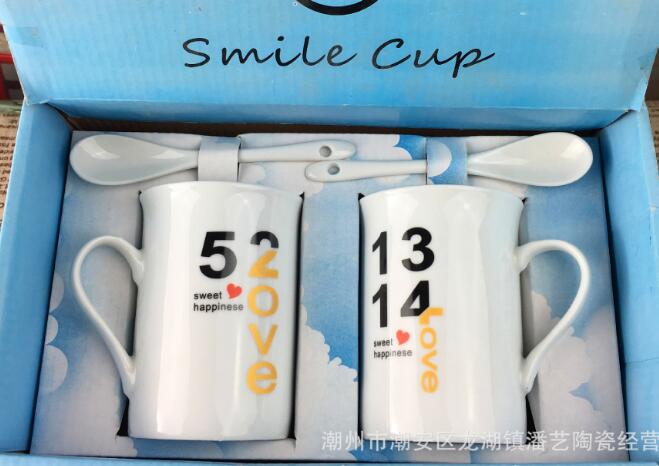 Ceramic mugs 1314 couple Mug 520 creative ceramic cup