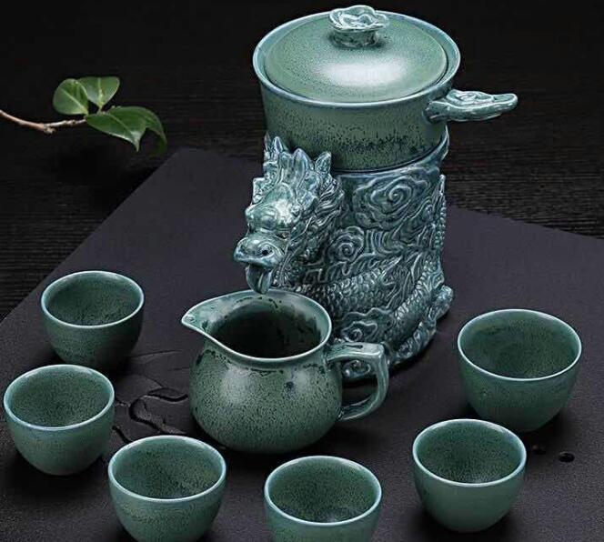 Automatic tea set tea ceramics