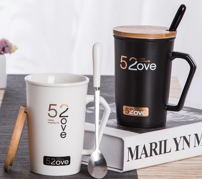 Ceramic coffee mugs simple Mug couple cup