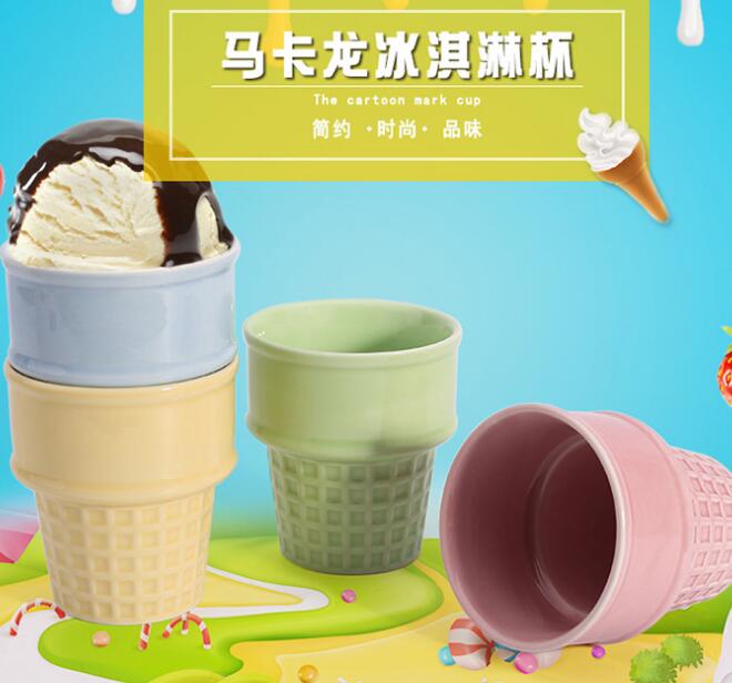 Ceramic mugs creative ice cream ceramic cup