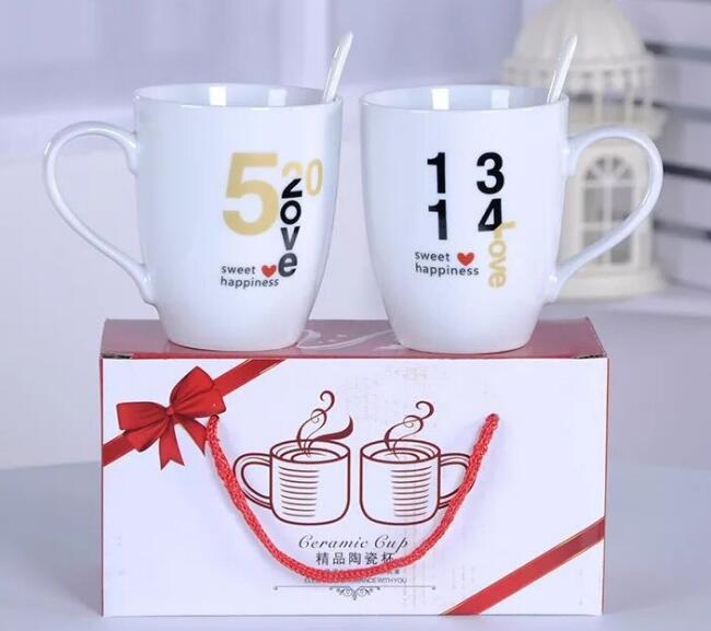 Ceramic mug Mug Gift 520 couple cup 1314 couple cup