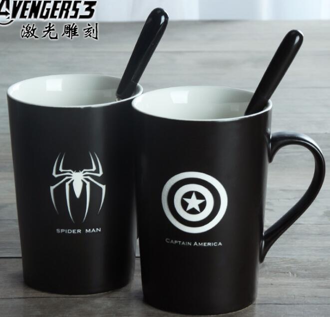 Mug Marvel Avenger alliance 3 carved custom logo ceramic cup