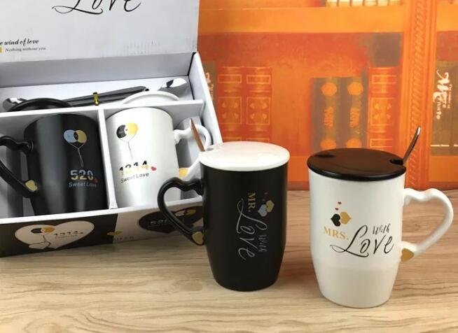 Ceramic cup set advertising promotion gift coffee mug