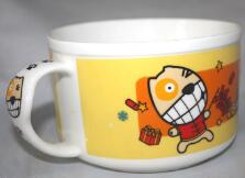 Ceramic soup cup cartoon