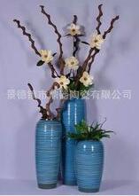 Ceramic crafts floor color glaze flower floor decoration