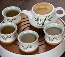 Dingyao Yaguang dry tea plate outdoor travel office tea set