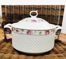 7-inch bone china imperial stew pot